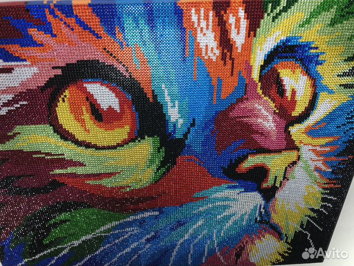 Алмазная мозаика готовая работа
