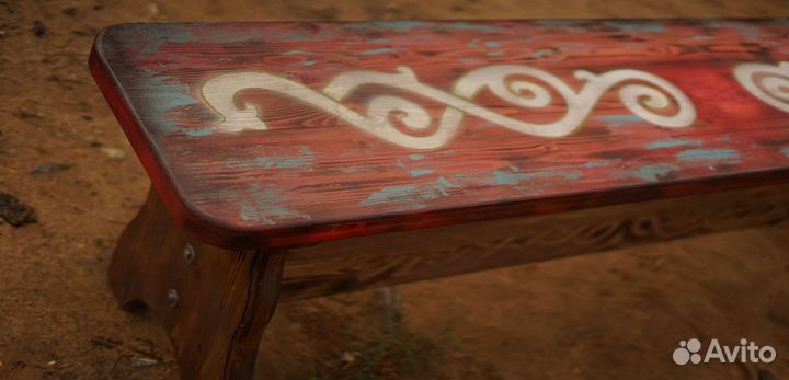 Лавка славянина (уличная мебель)