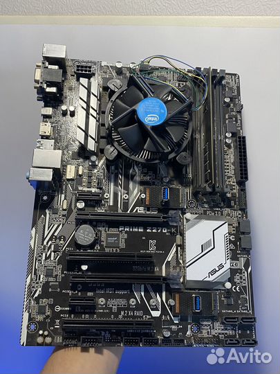 Материнская плата Z270 + G3900 +4Gb