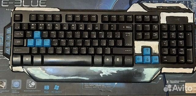 Игровая клавиатура E-Blue Mazer-type X EKM072BKR с