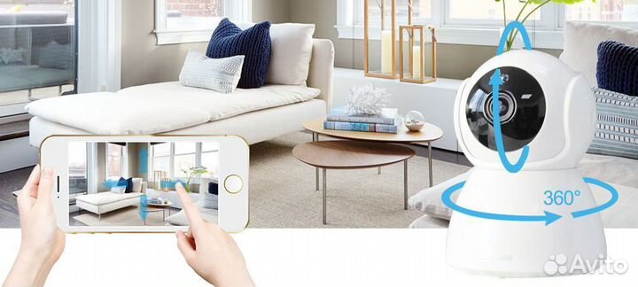 Камера наблюдения V-380 WI-FI 1080P(видеоняня)