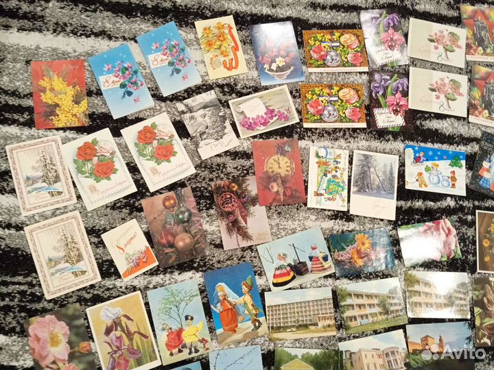 Открытки советские чистые за одну
