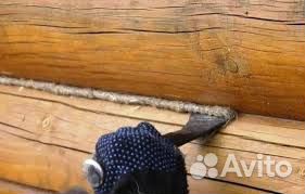 Конопатка срубов