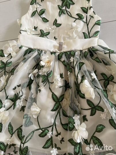 Нарядное платье для девочки 110 116