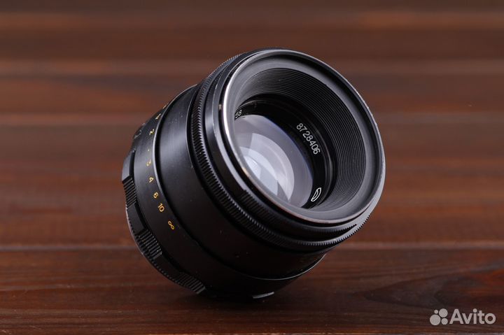 Бъектив Гелиос 44-2 2/58 М42 ммз Отличный Обслужен