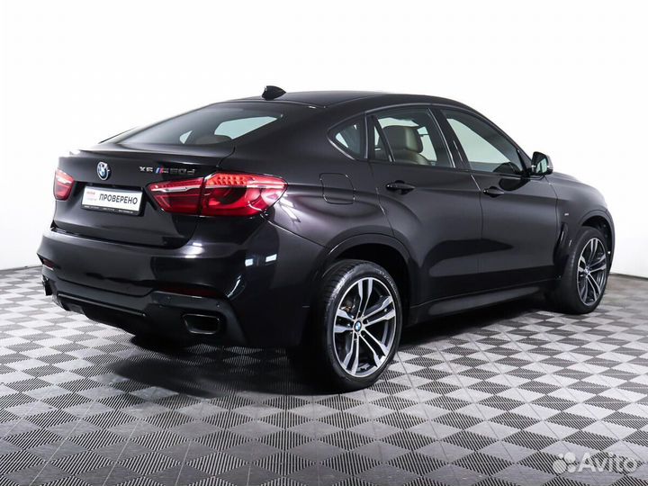 BMW X6 3 AT, 2015, 53 977 км