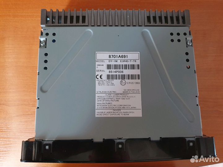 Магнитола митсубиши 8701A691