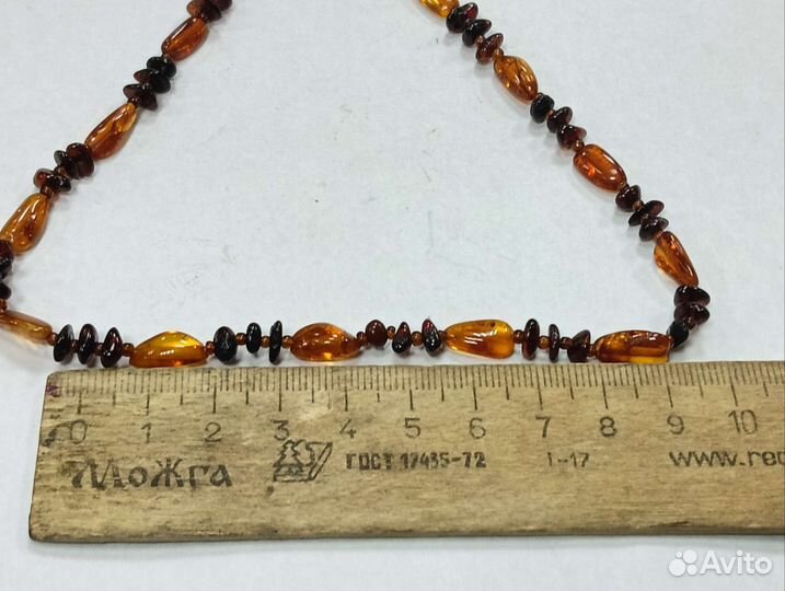 Янтарные бусы СССР