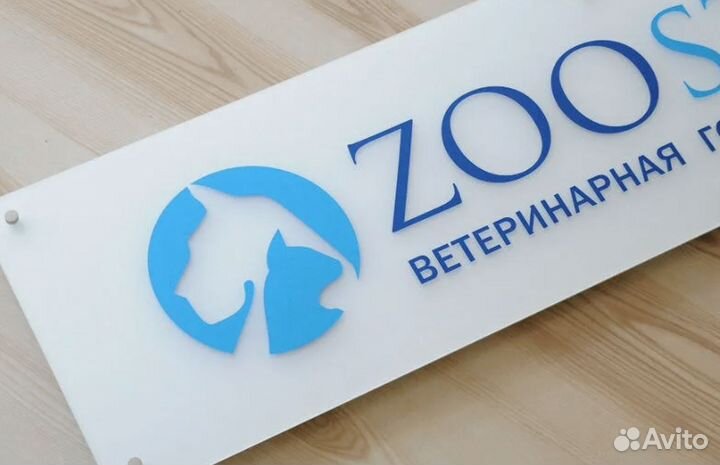 Таблички из орг стекла, акрила, композита