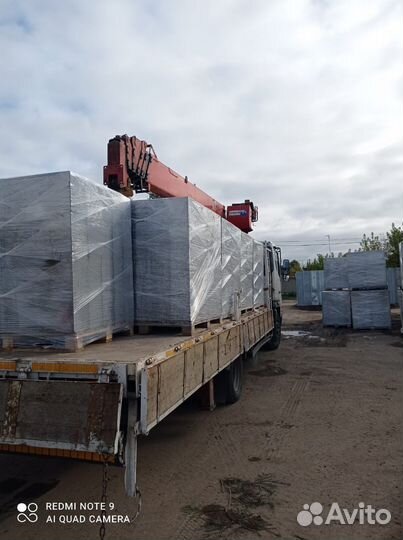 Блок газобетонный (пеноблок) D600 100/300/600