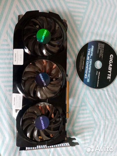Видеокарта gigabyte AMD Redeon HD 7950, 3гб, gddr5