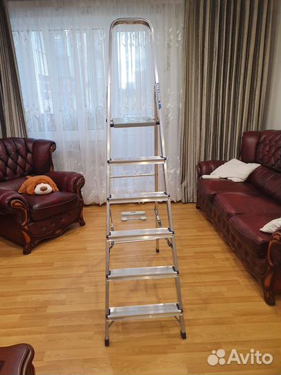Лестница раздвижная алюминиевая бу