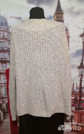Английский вязанный свитер джемпер