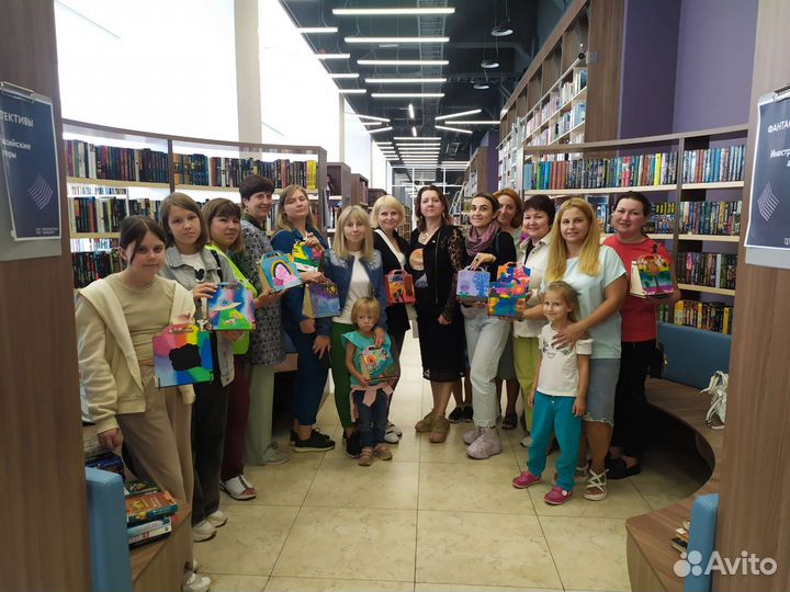 Мастер классы по рисованию в потоке