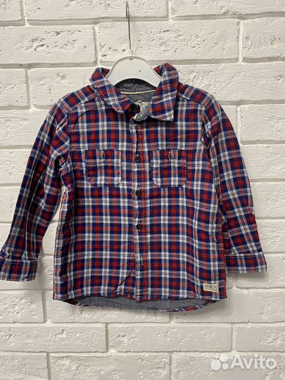 Рубашка hm на мальчика 92
