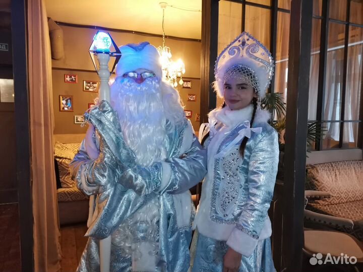 Посох Деда Мороза разборный с подстветкой