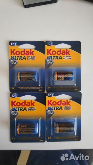 Kodak ultra CR123A 3V