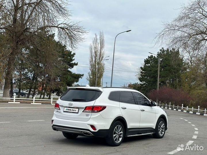 Hyundai Grand Santa Fe 2.2 AT, 2017, 100 000 км