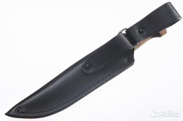 Разделочный нож «Финский рукоять дерево чёрный»