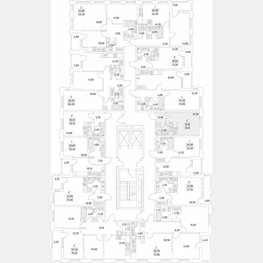 Квартира-студия, 21 м², 3/13 эт.