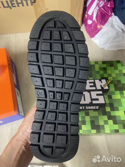 Кожаные школьные ботинки для мальчика, 36 размер