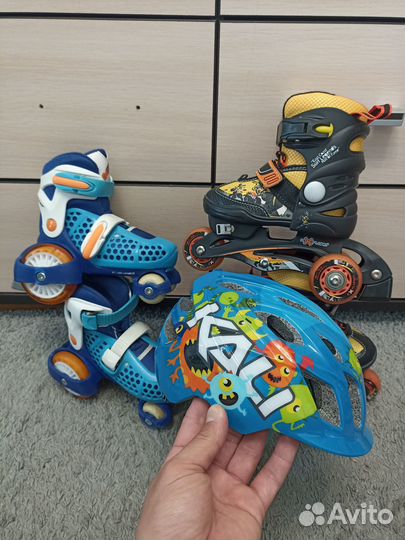 Роликовые коньки детские. Ролики в хор. состоянии