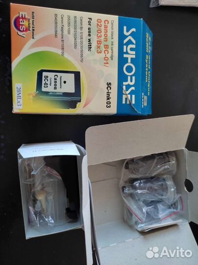 Чернила Canon bc-01, bc-03, bc-02