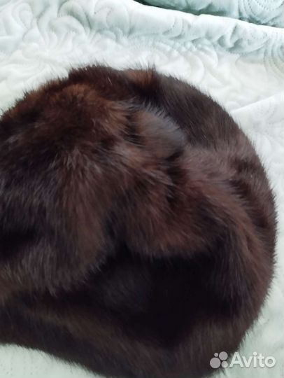 Шапка норковая женская