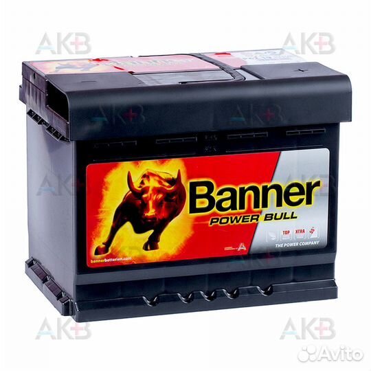 Аккумулятор автомобильный banner Power Bull (62 19