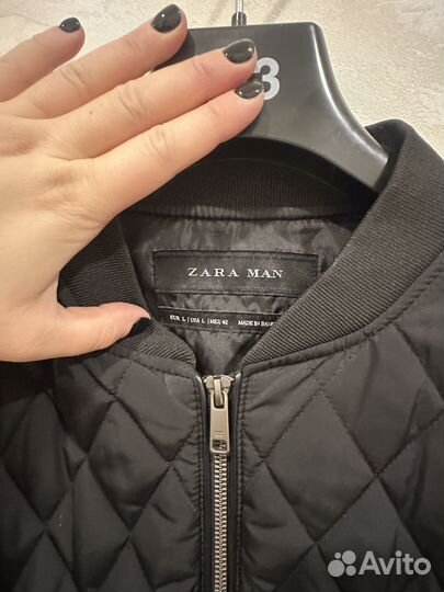 Бомбер мужской zara