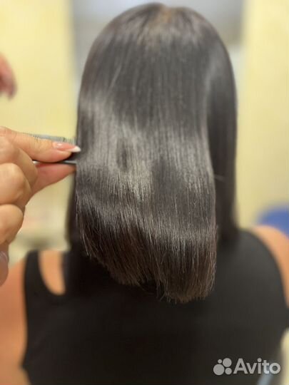 Кератиновое выпрямление ботокс волос нанопластика
