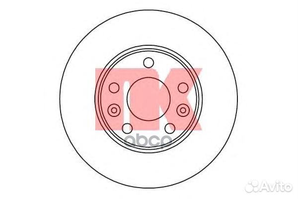 203970NK диск тормозной передний Renault Lagun