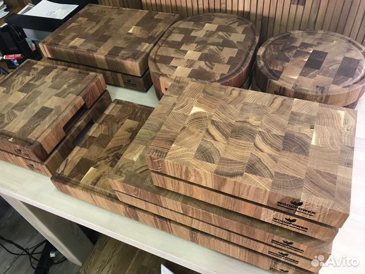 Разделочные доски из торцевого дуб