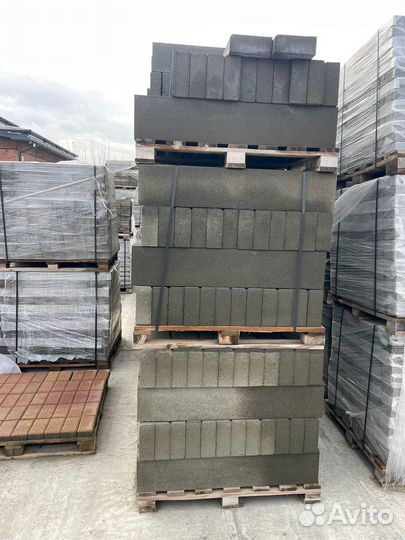 Бордюр тротуарный, садовый, поребрик