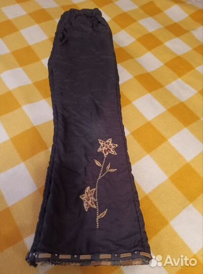 Утеплённые брюки для девочек