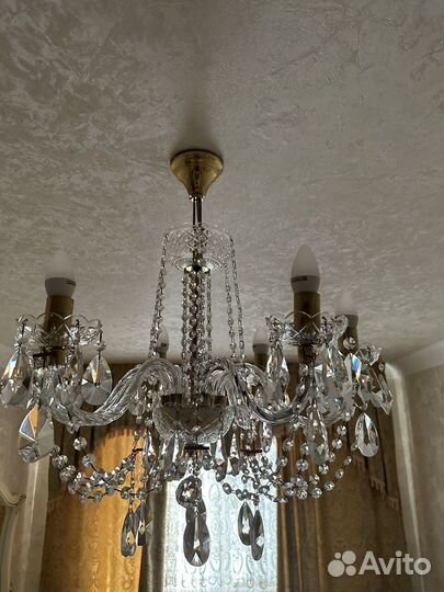 Люстра чешский хрусталь