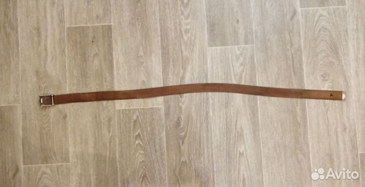 Ремень брючный кожаный армии Бундесвер с пряжкой