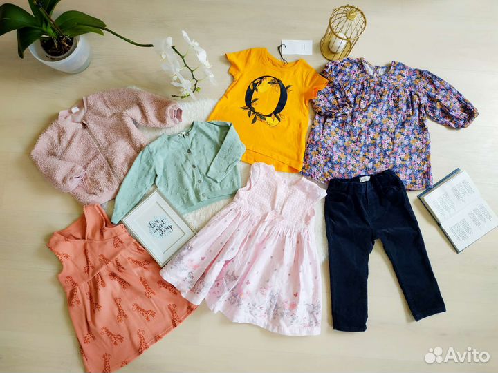 Вещи пакетом для девочки 86-92 zara, next, h&m