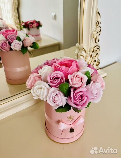 Букет из мыльных цветов