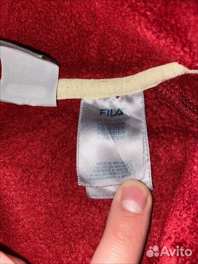 Флисовая кофта Fila размер M оригинал