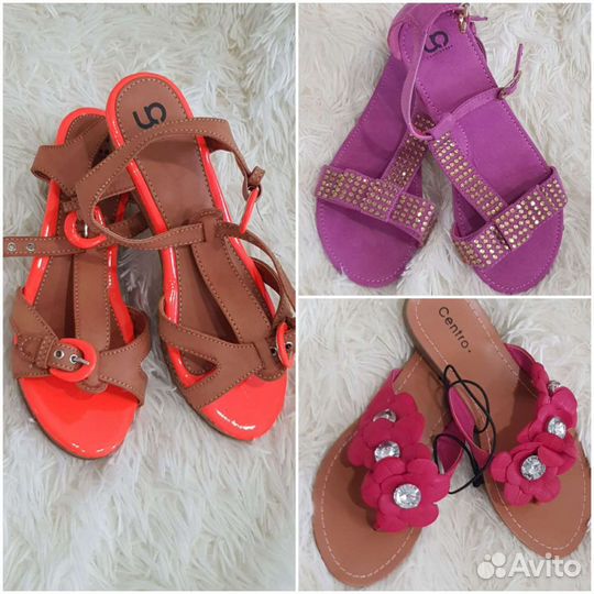 Босоножки для девочки 33 и 35 размер новые