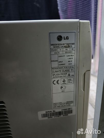 Кондиционер оконный lg