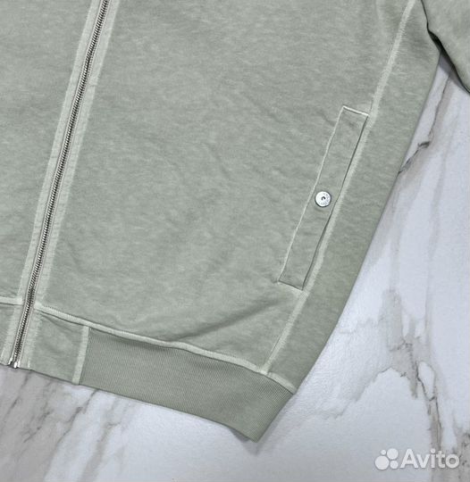 Кофта (худи) на молнии Stone Island zip hoodie 3XL