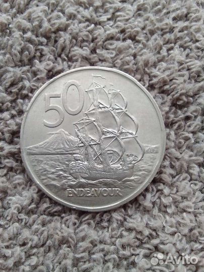 Монеты США 50 центов Новая Зеландия