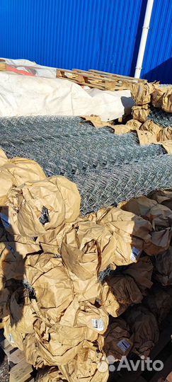 Сетка рабица оцинкованная 35*35мм, 1,5*10 м