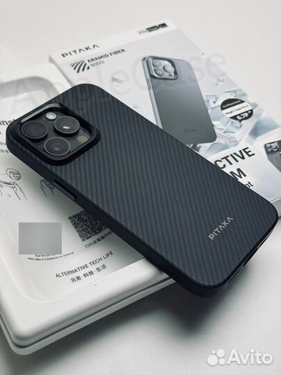 Защитный чехол Pitaka 600D на iPhone 15 Pro Max