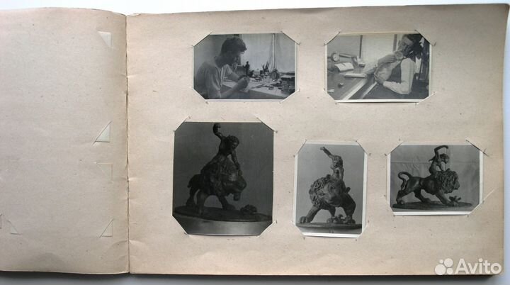 Фотольбом. Художник,скульптор. 41 шт. 1937 - 40г.г