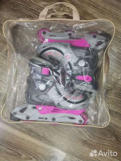 Роликовые коньки детские action