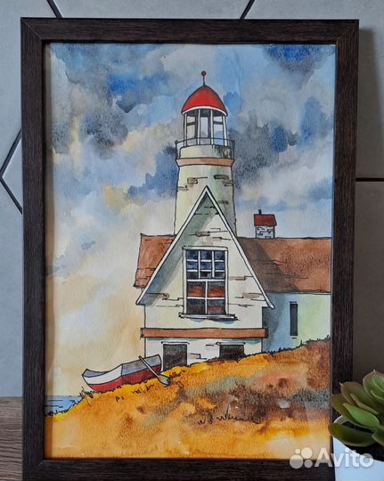 Картина акварель