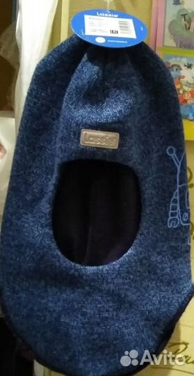 Новая зимняя Шапка-шлем Lassie,52, оригинал